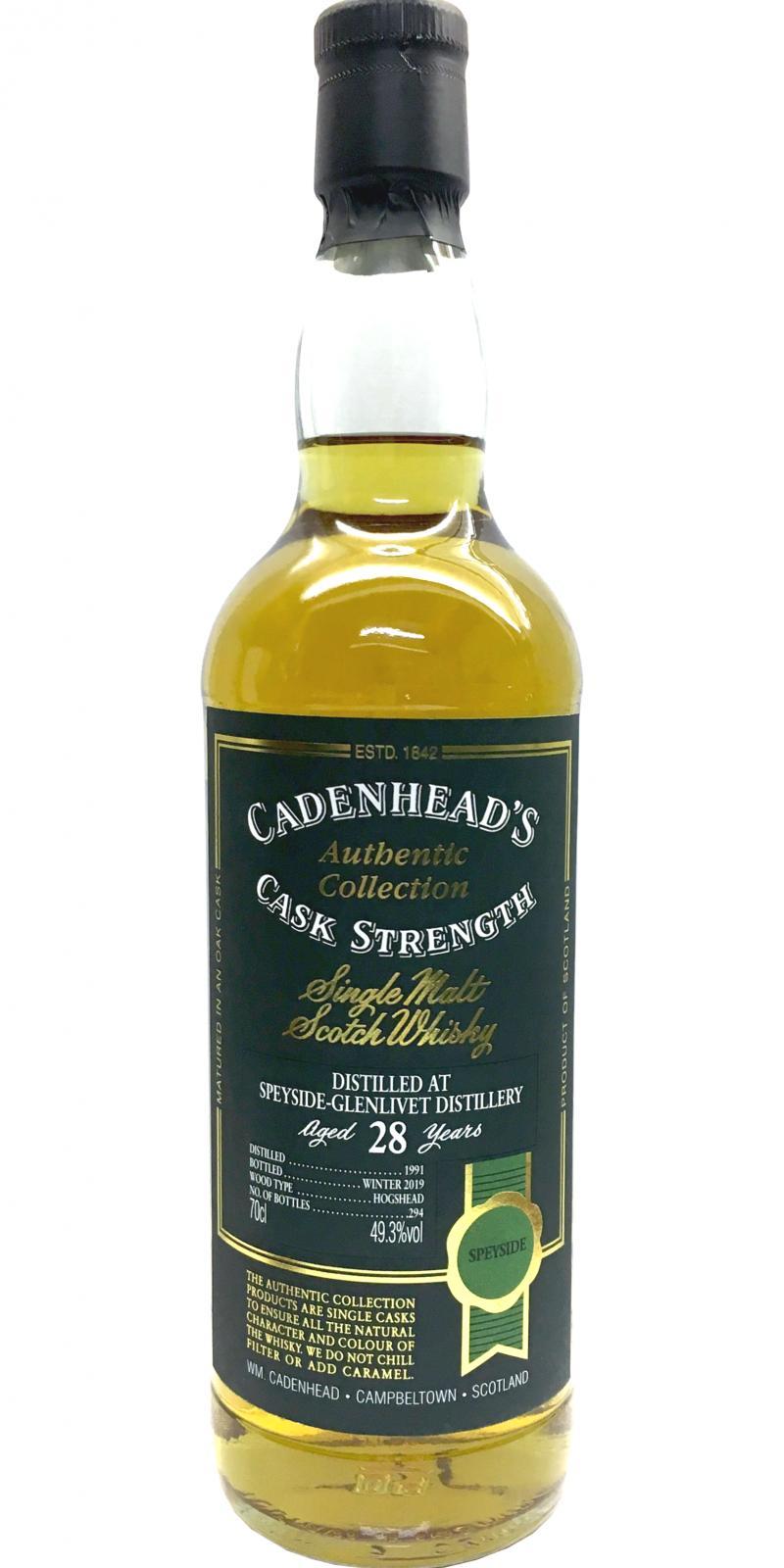 Speyside Distillery 1991 CA  Authentic Collection