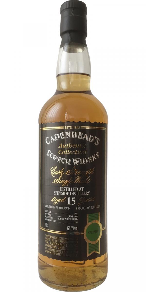 Speyside Distillery 1994 CA  Authentic Collection