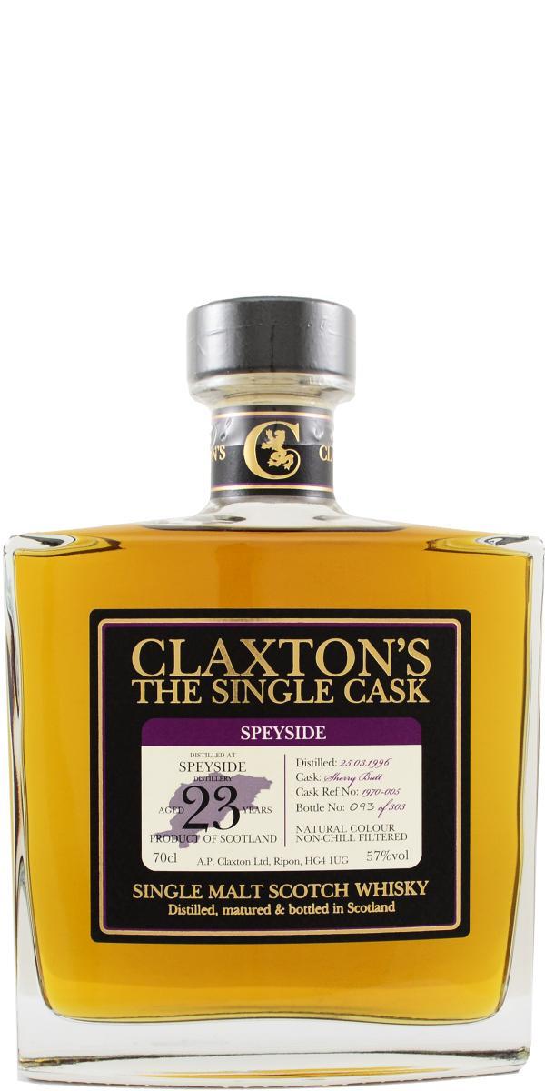 Speyside Distillery 1996 Cl  The Single Cask