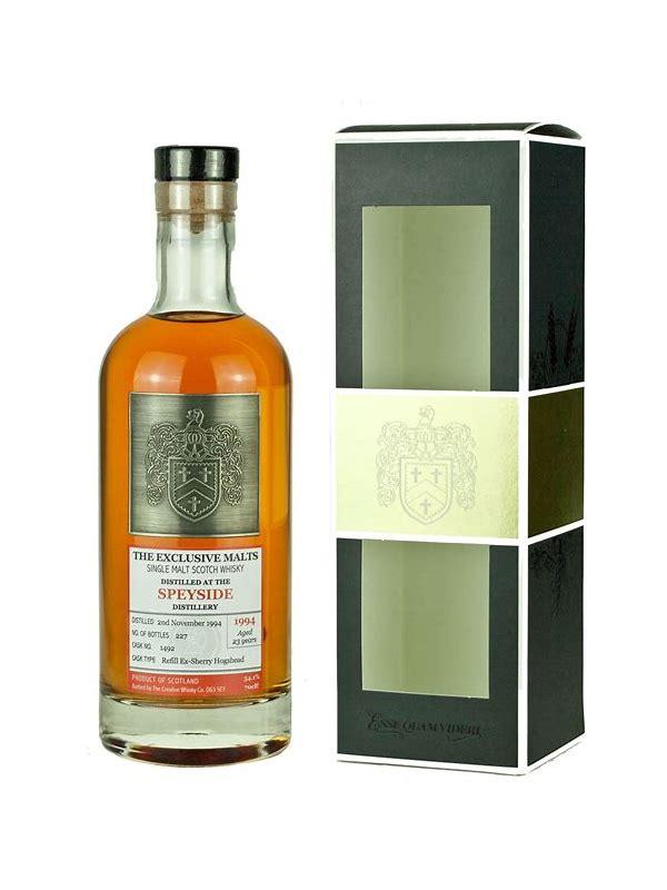 Speyside Distillery 1994 CWC  The Exclusive Malts
