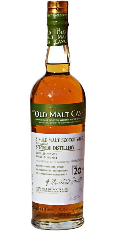 Speyside Distillery 1992 DL  The Old Malt Cask