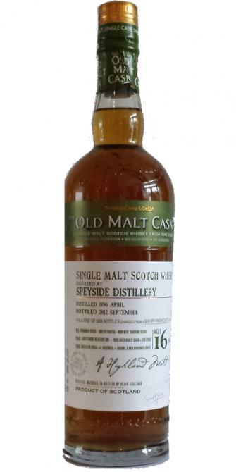 Speyside Distillery 1996 DL  The Old Malt Cask