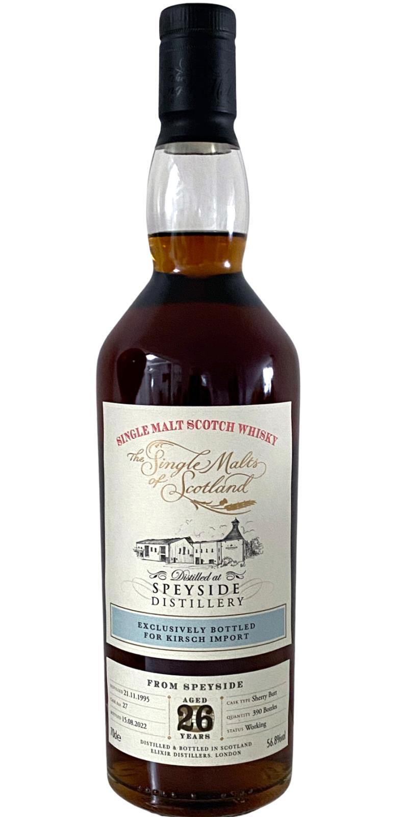 Speyside Distillery 1995 ElD  The Single Malts of Scotland