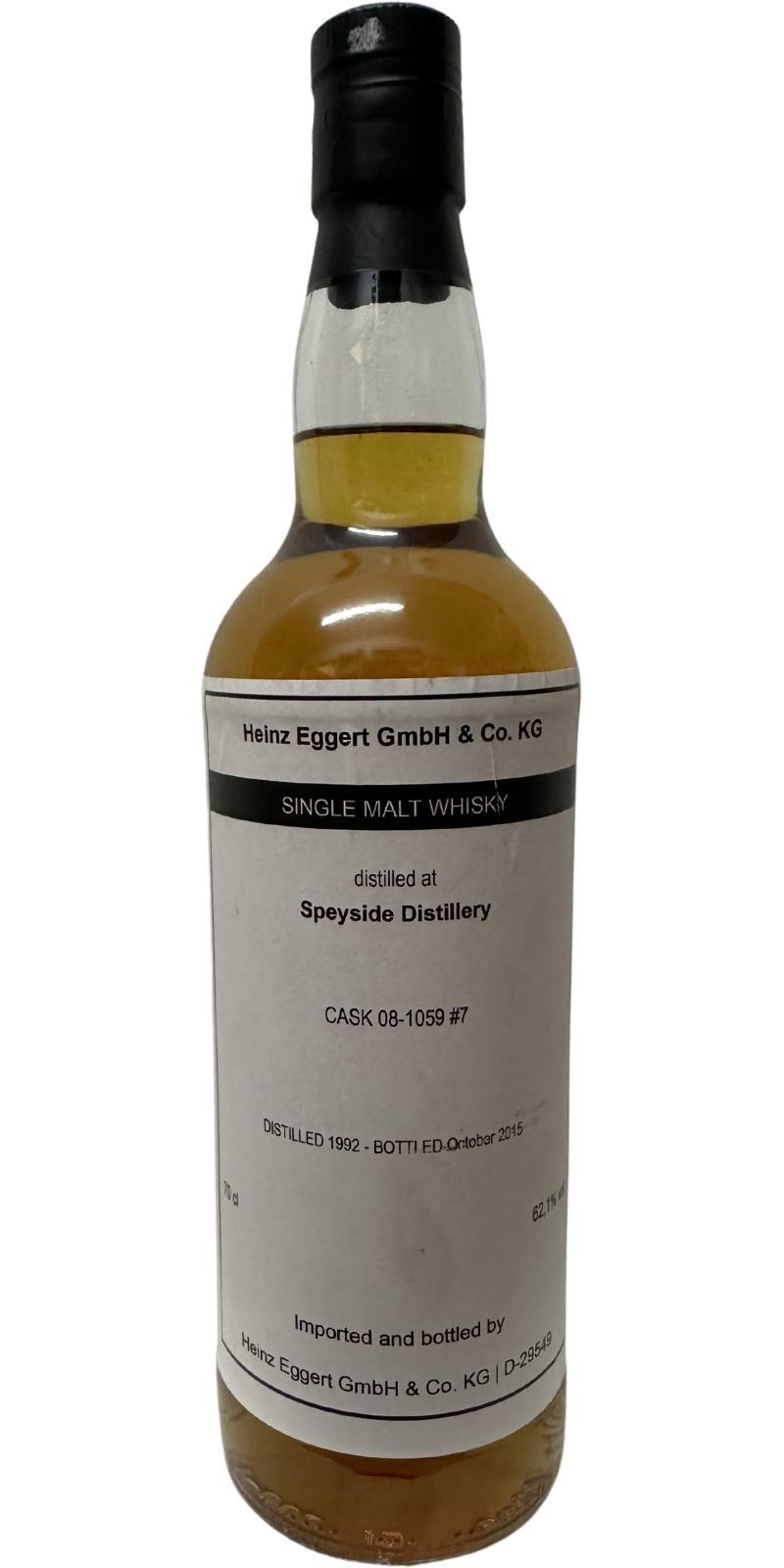 Speyside Distillery 1992 HEB