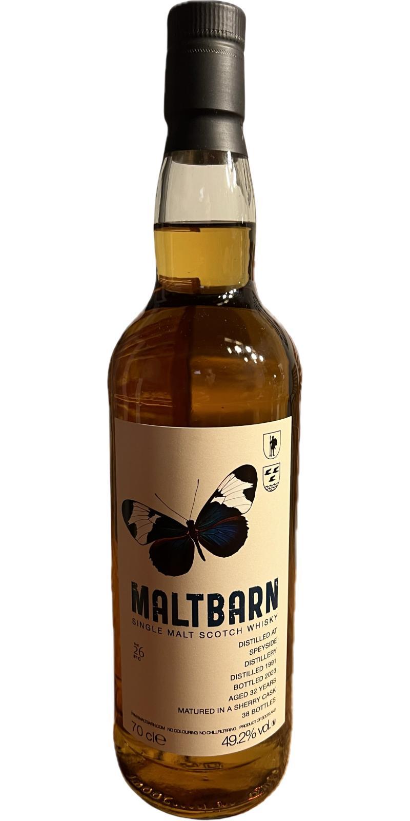 Speyside Distillery 1991 MBa  The 26 #10