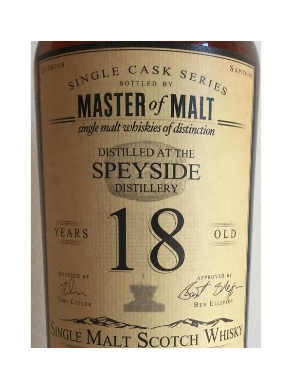 Speyside Distillery 1997 MoM  Single Cask Series