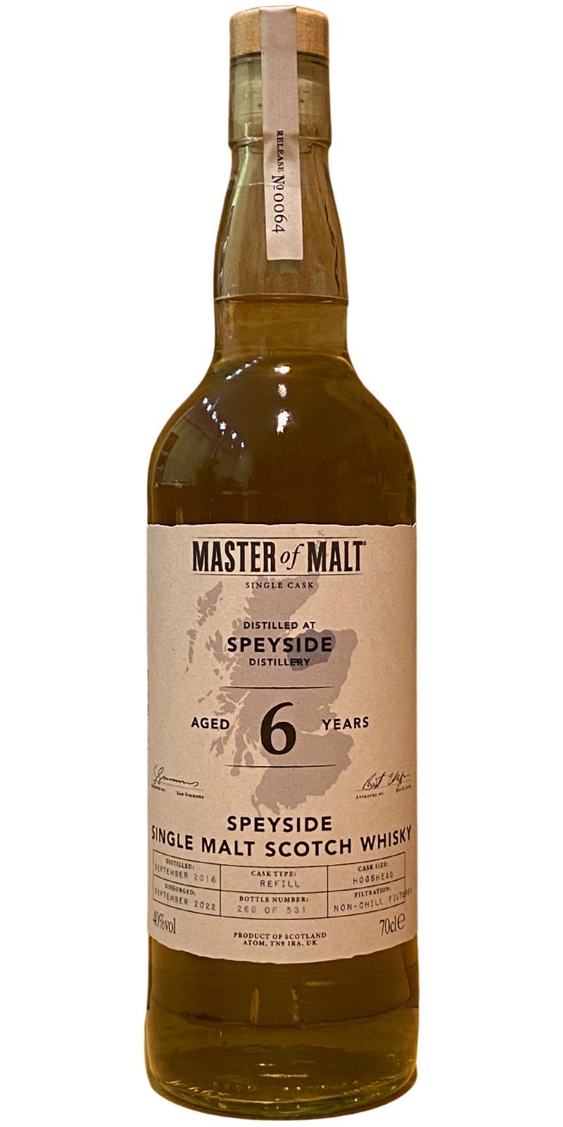 Speyside Distillery 2016 MoM  Single Cask