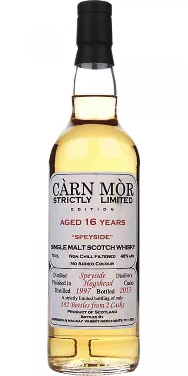 Speyside Distillery 1997 MMcK  Càrn Mòr - Strictly Limited Edition