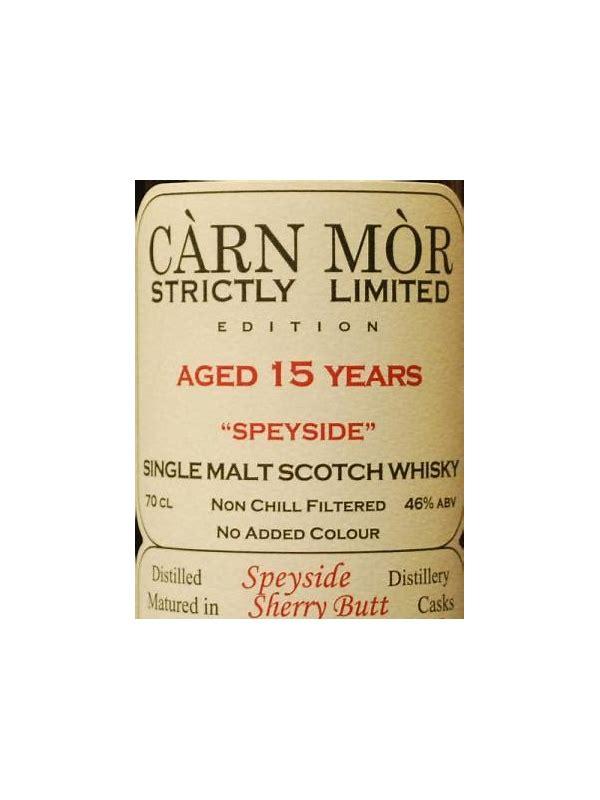 Speyside Distillery 22-year-old MMcK  Birthday Bottling