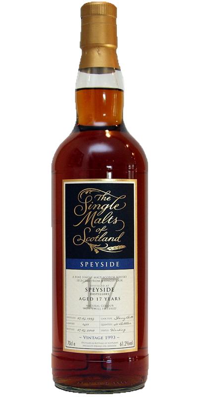 Speyside Distillery 1993 SMS  The Single Malts of Scotland