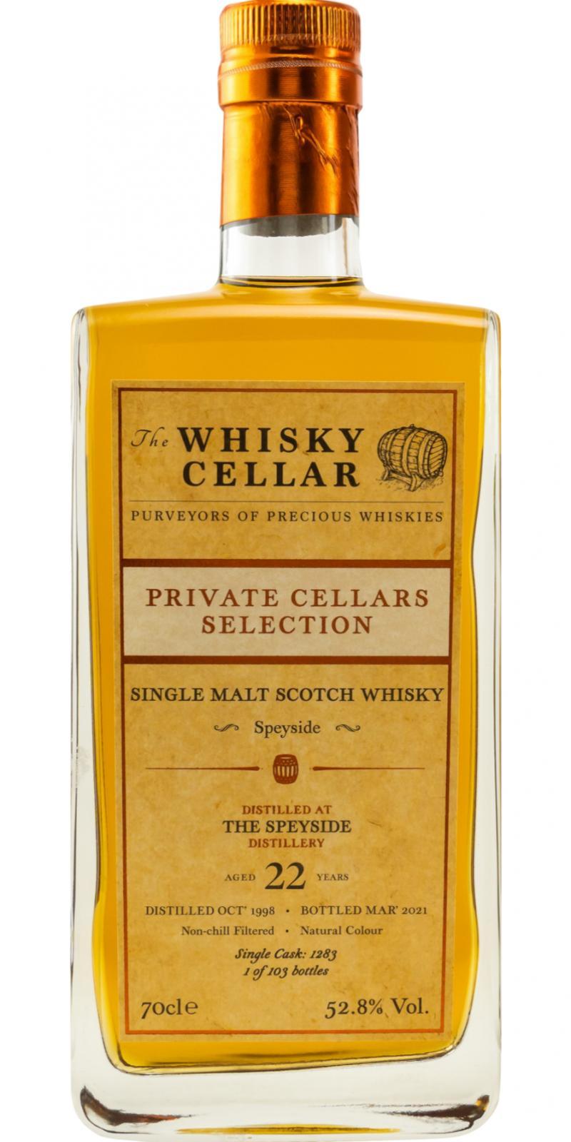 Speyside Distillery 1998 TWCe  Private Cellars Selection
