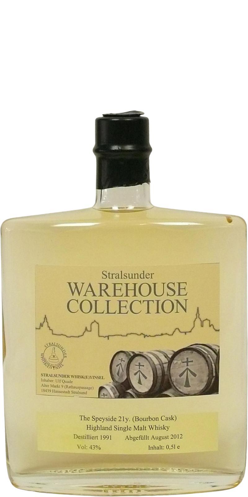 Speyside 1991 UD  Stralsunder Warehouse Collection