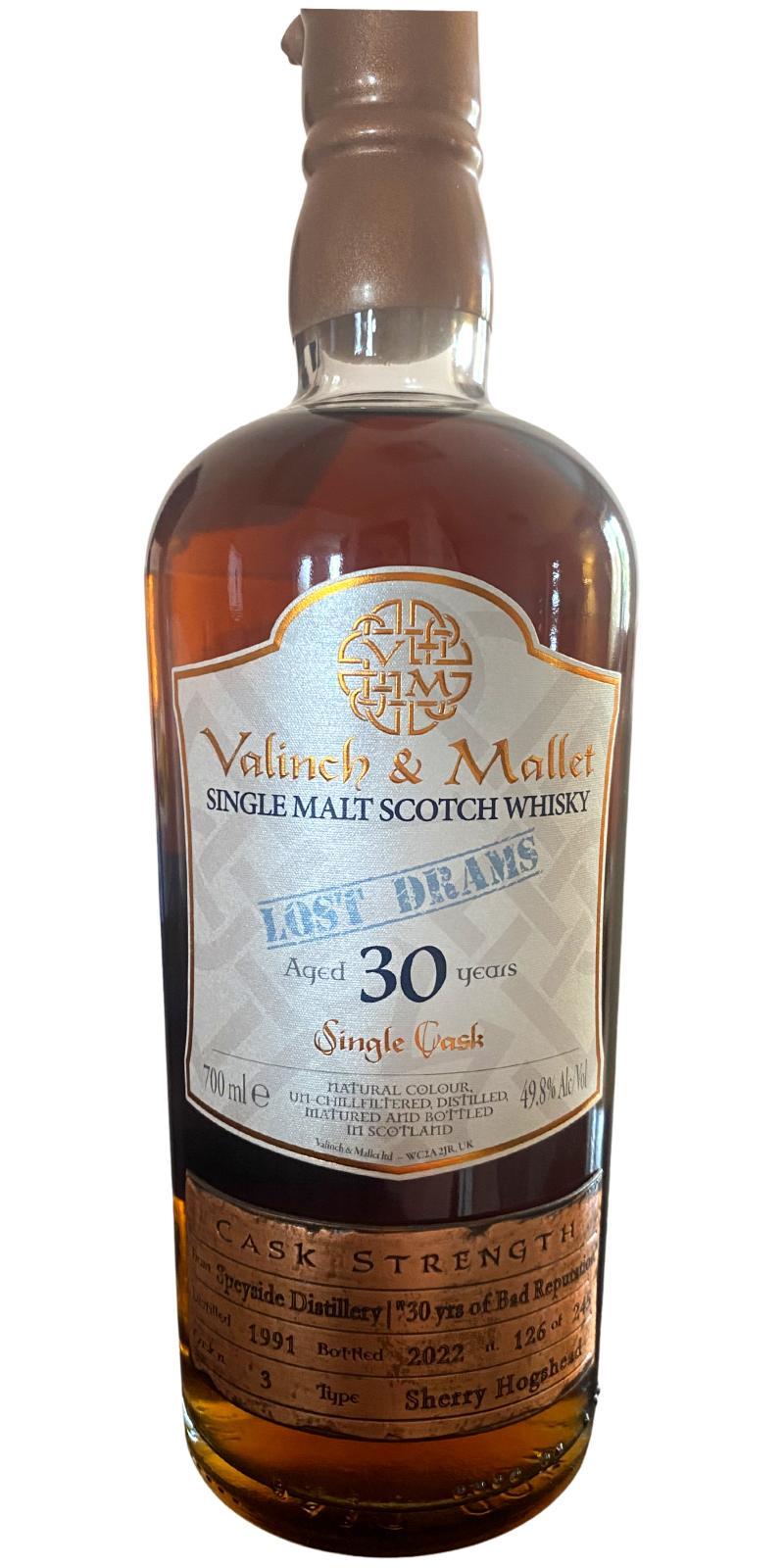 Speyside Distillery 1991 V&M  Lost Drams