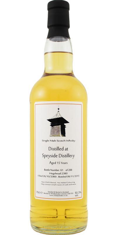 Speyside Distillery 2000 WhB
