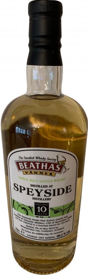 Speyside Distillery 2008 WhB  Beathas Vänner
