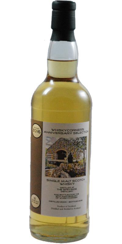 Speyside Distillery 2000 Wc  Whiskycorner's Anniversary Selection