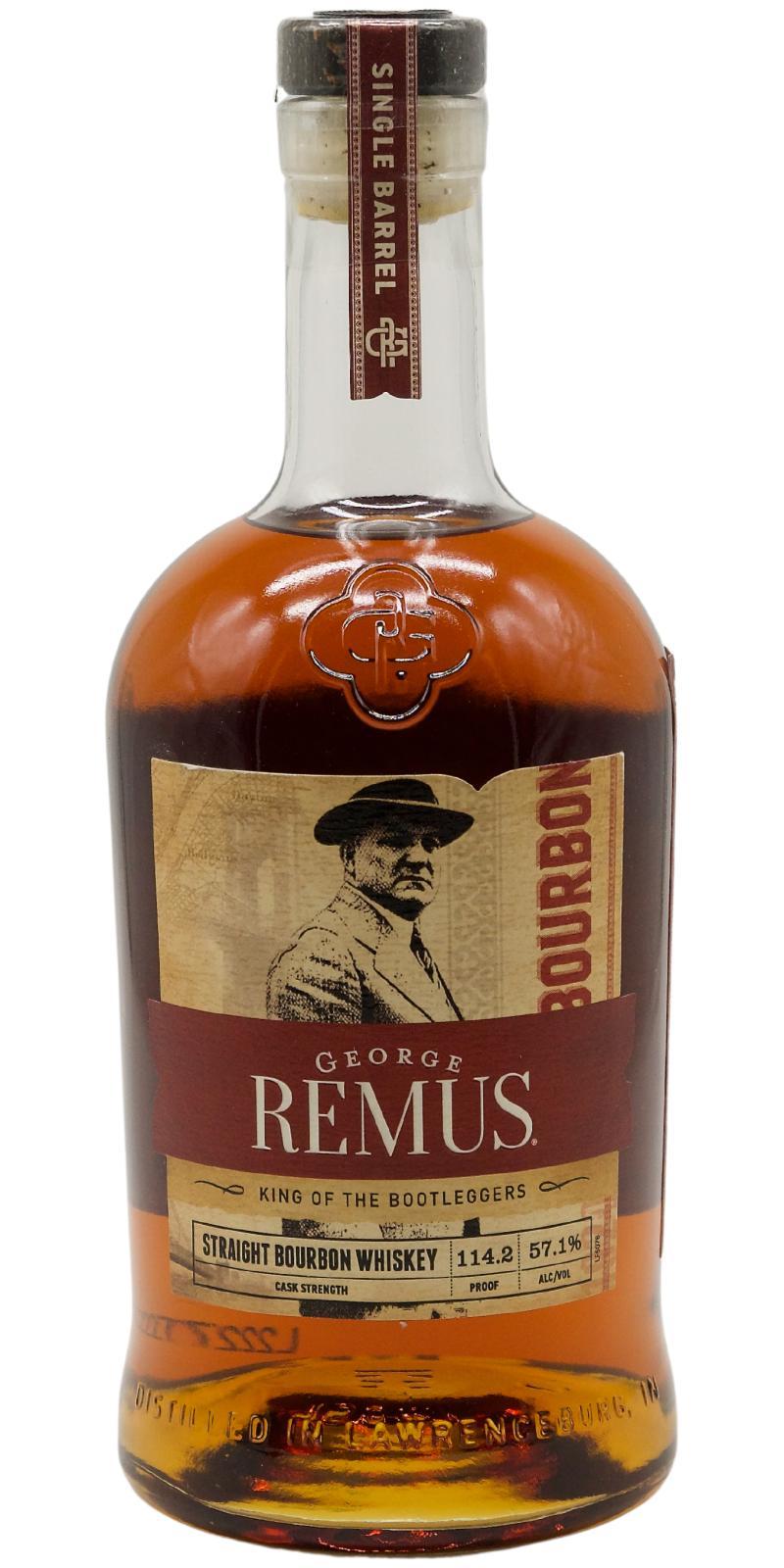 George Remus Straight Bourbon Whiskey  Single Barrel Select