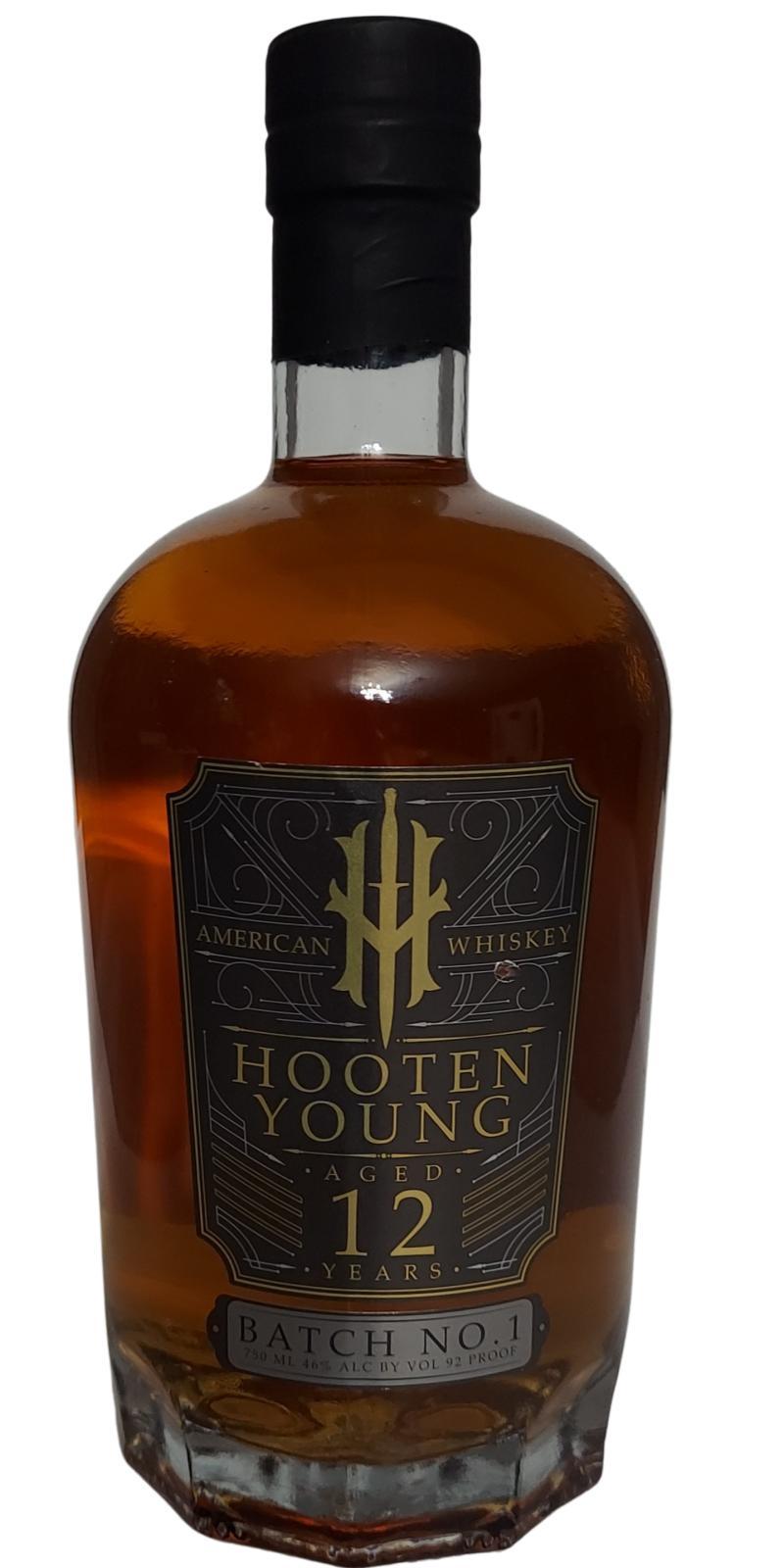 Hooten Young 12-year-old  American Whiskey