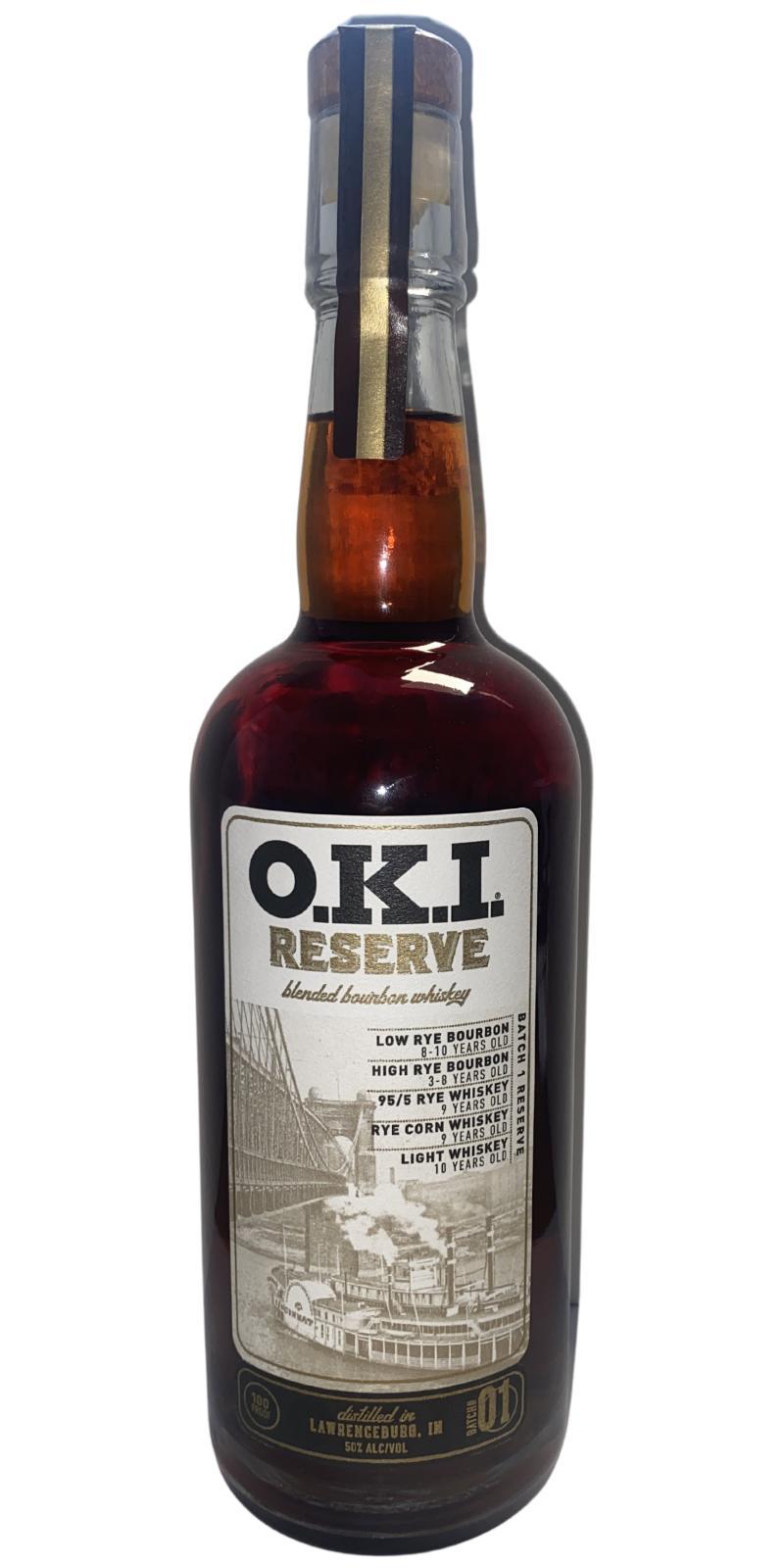 O.K.I. Reserve  Blended Bourbon Whiskey