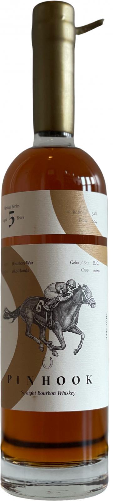 Pinhook 05-year-old  'Bourbon War' Vertical Series