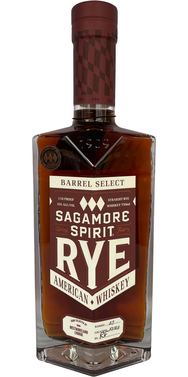 Sagamore Spirit 07-year-old  Barrel Select - Straight Rye Whiskey