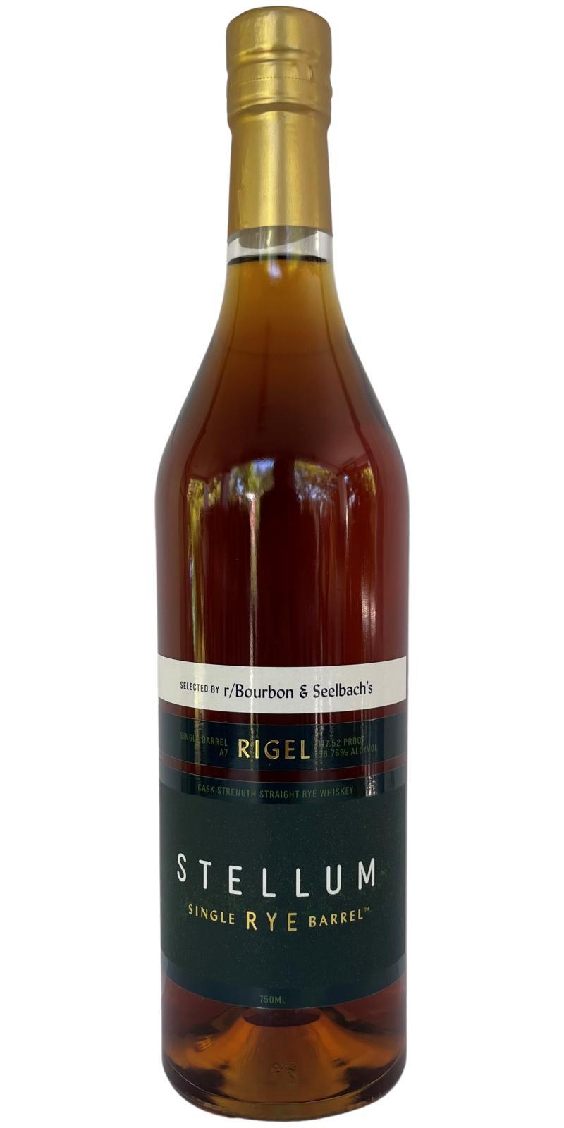 Stellum Rigel  Single Rye Barrel