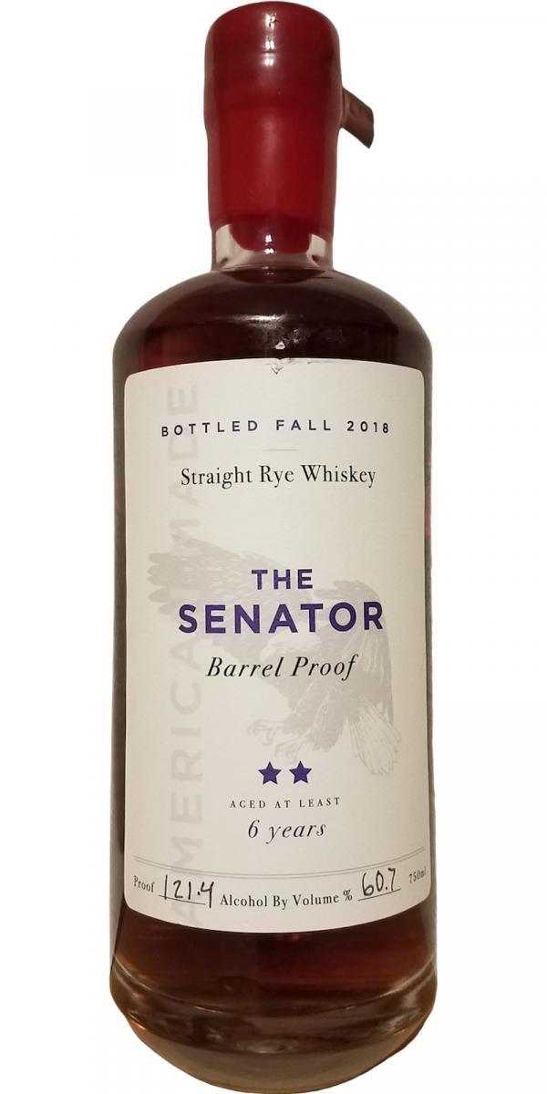 The Senator 06-year-old  Straight Rye Whiskey