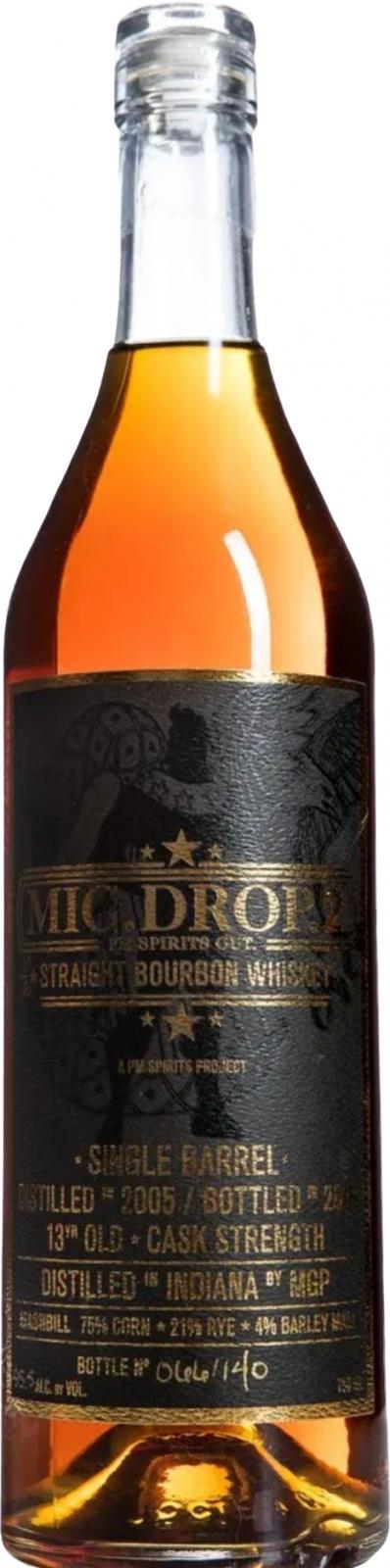 Mic.Drop. 2 - 2005 PMSp  Straight Bourbon Whiskey