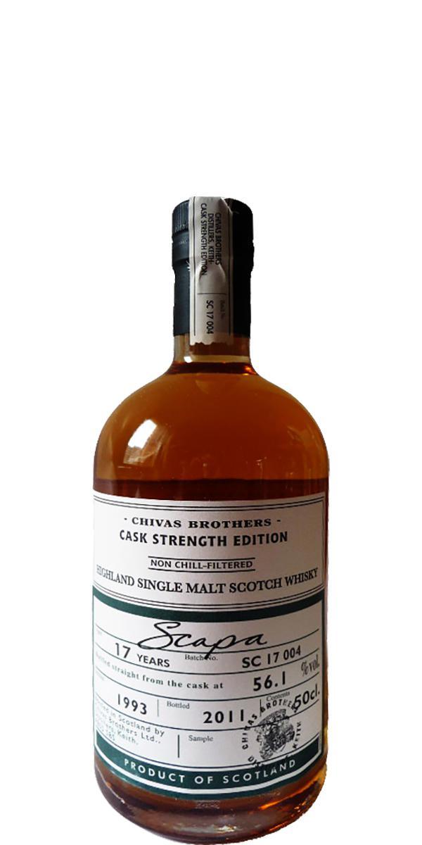 Scapa 1993  Chivas Brothers - Cask Strength Edition