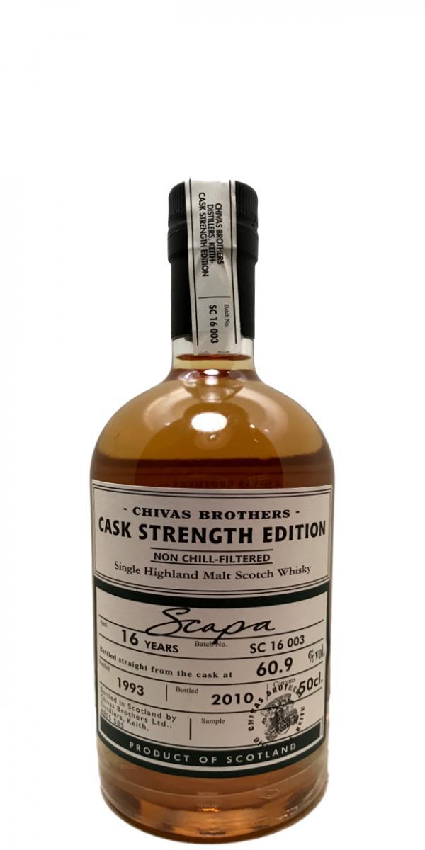 Scapa 1993  Chivas Brothers - Cask Strength Edition