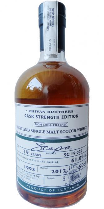 Scapa 1993  Chivas Brothers - Cask Strength Edition