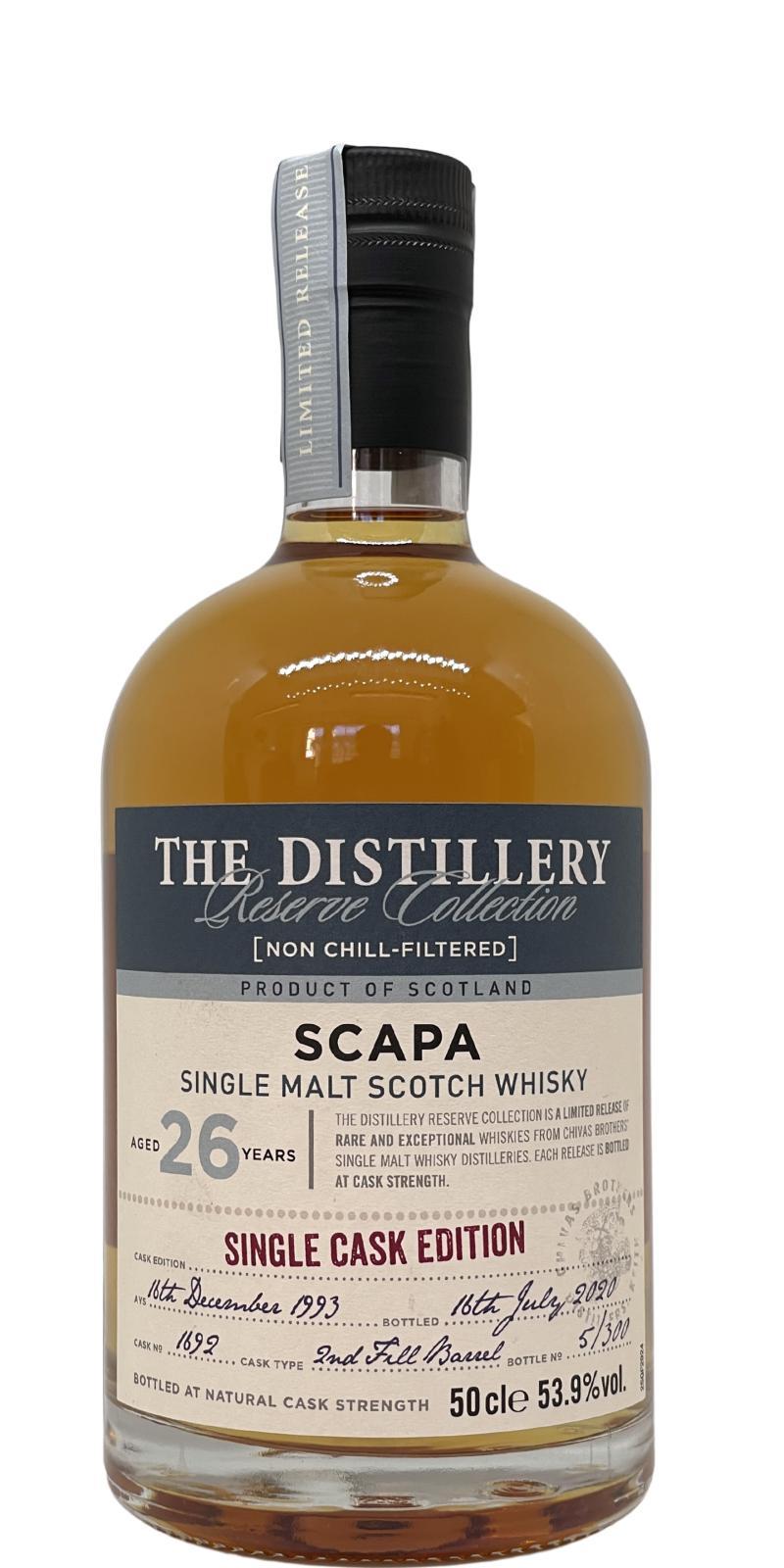 Scapa 1993  The Distillery Reserve Collection