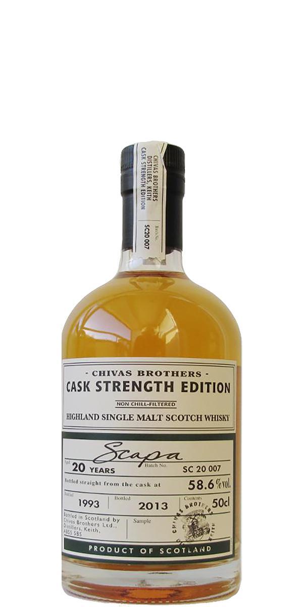 Scapa 1993  Chivas Brothers - Cask Strength Edition