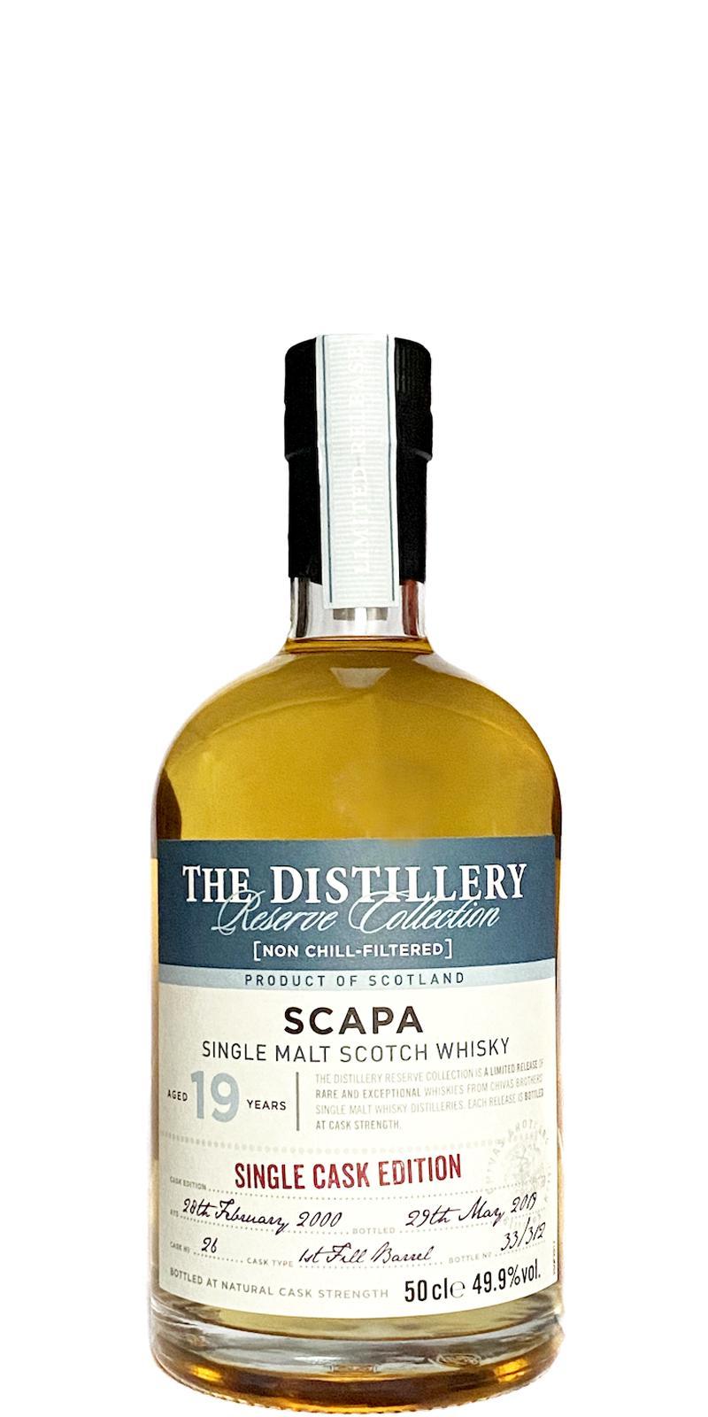 Scapa 2000  The Distillery Reserve Collection