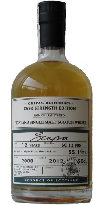 Scapa 2000  Chivas Brothers - Cask Strength Edition