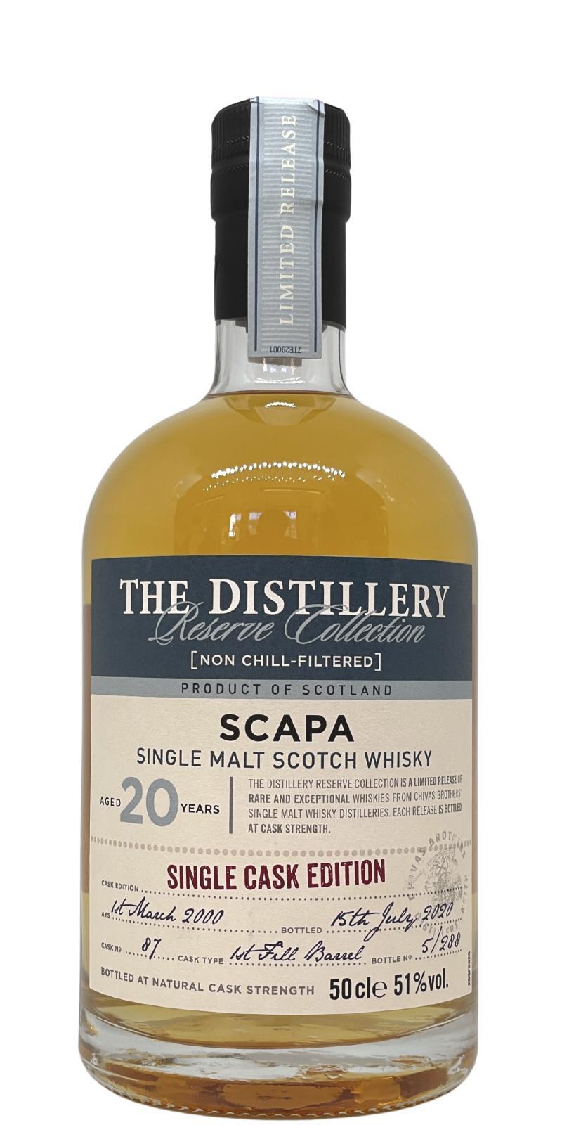 Scapa 2000  The Distillery Reserve Collection