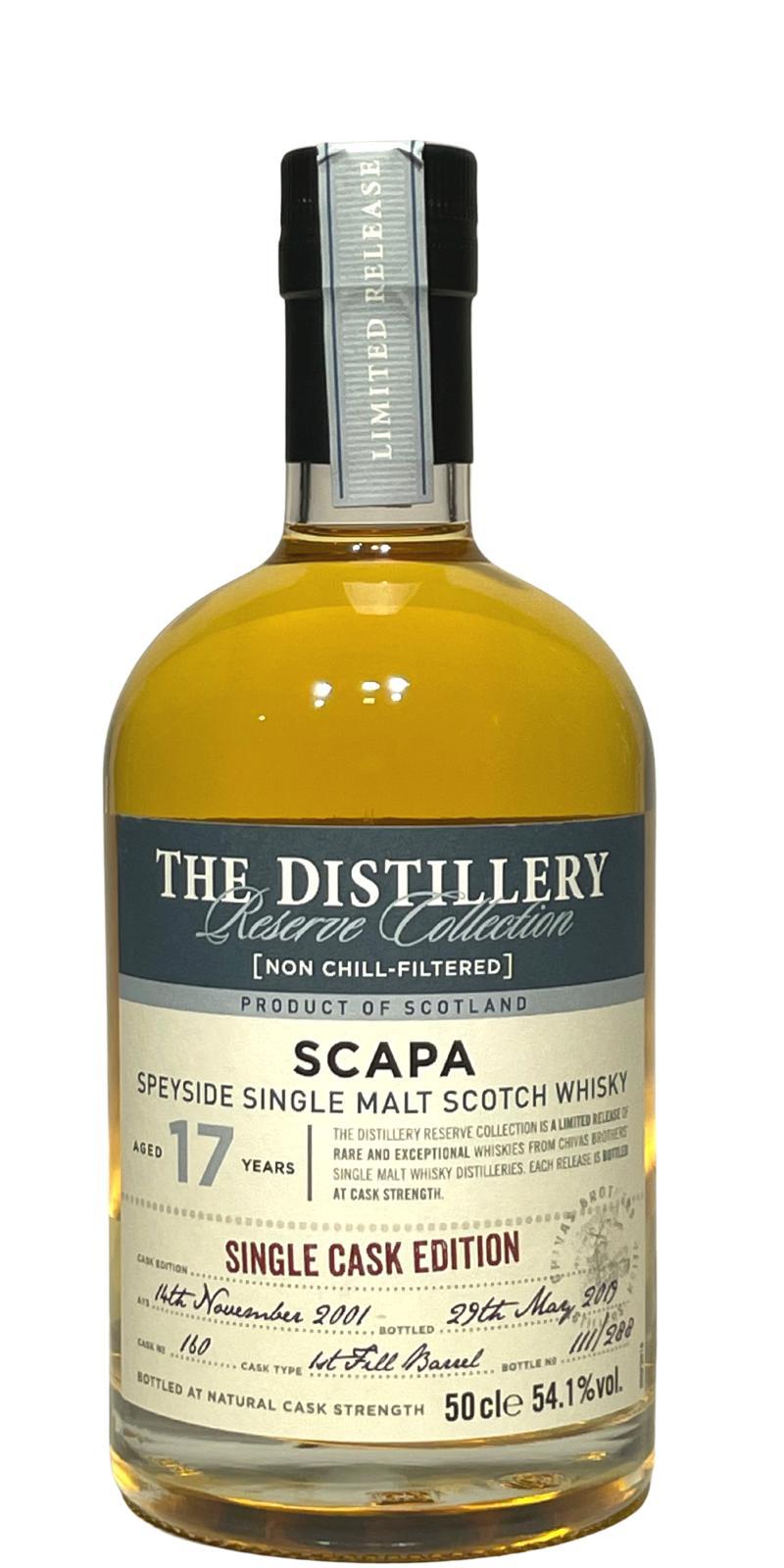 Scapa 2001  The Distillery Reserve Collection