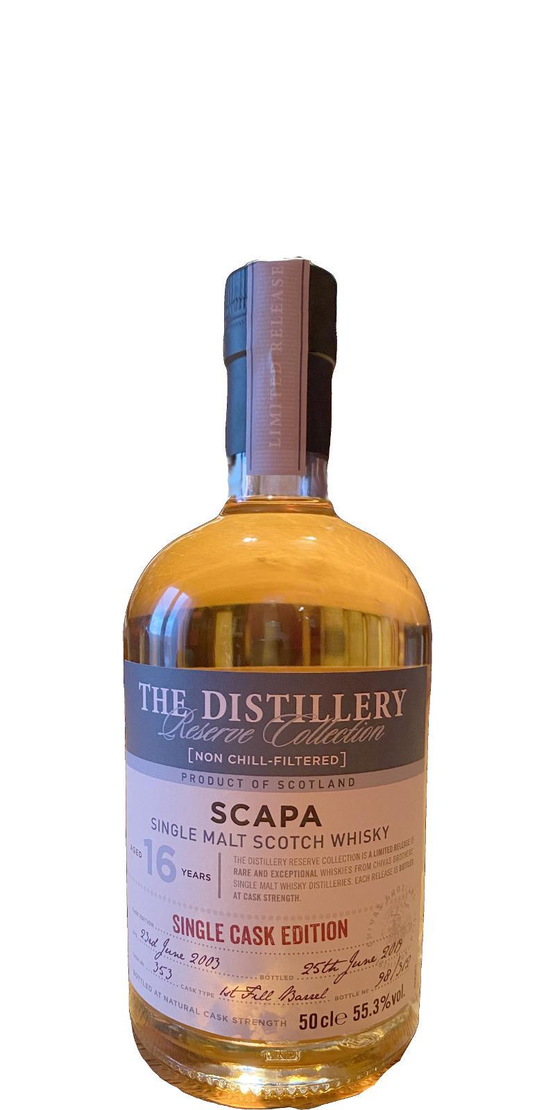 Scapa 2003  The Distillery Reserve Collection