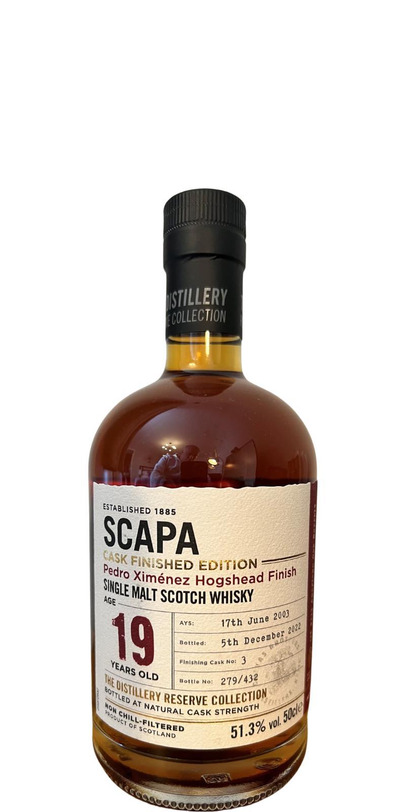 Scapa 2003  The Distillery Reserve Collection - Cask Finished Edition