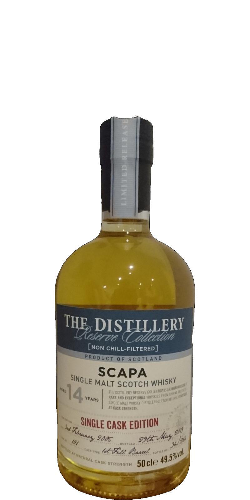 Scapa 2005  The Distillery Reserve Collection