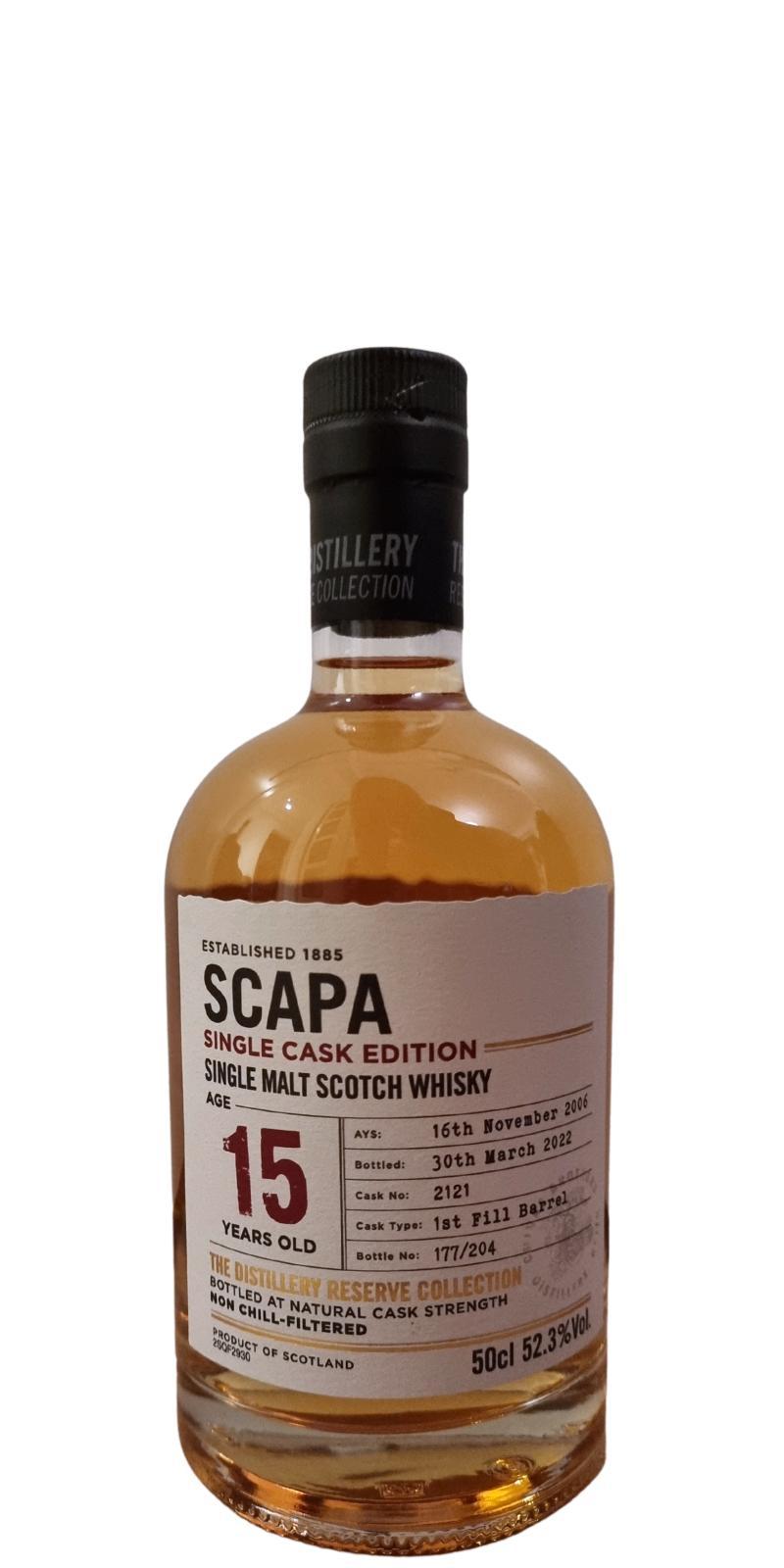 Scapa 2006  The Distillery Reserve Collection - Single Cask Edition