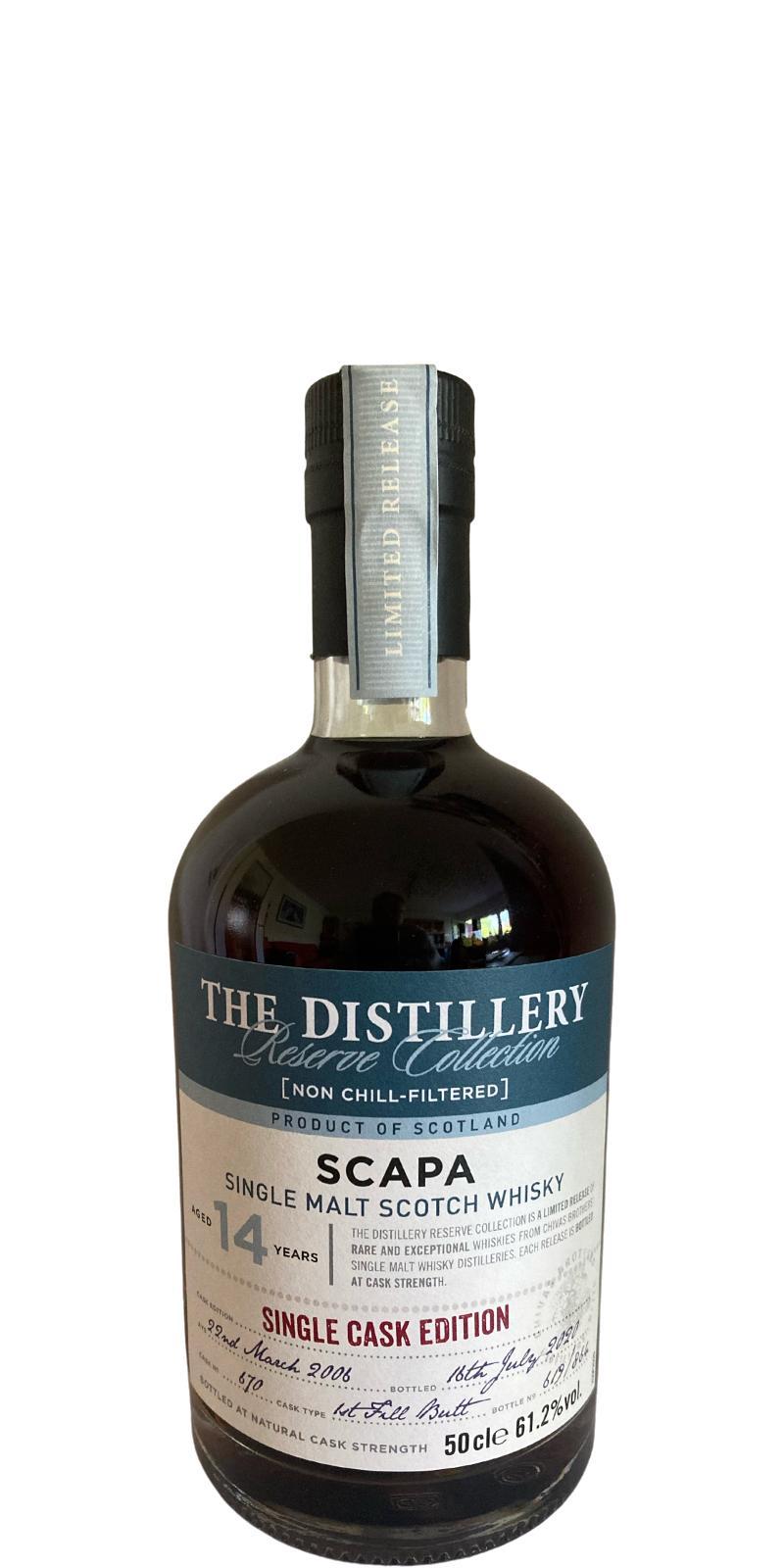 Scapa 2006  The Distillery Reserve Collection