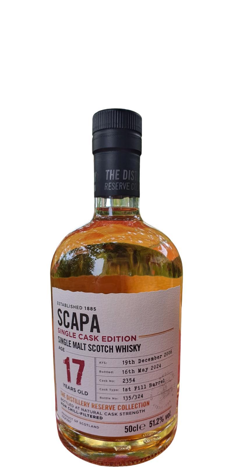 Scapa 2006  Distillery Reserve Edition - Single Cask Edition