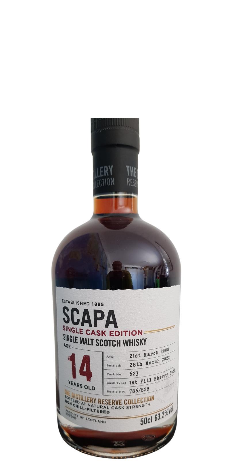 Scapa 2008  The Distillery Reserve Collection - Single Cask Edition