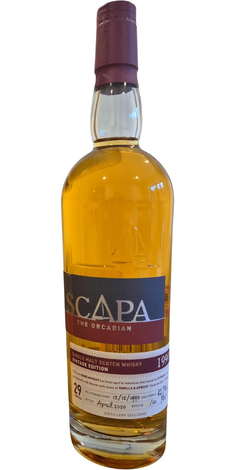 Scapa 29-year-old  Distillery Exclusive