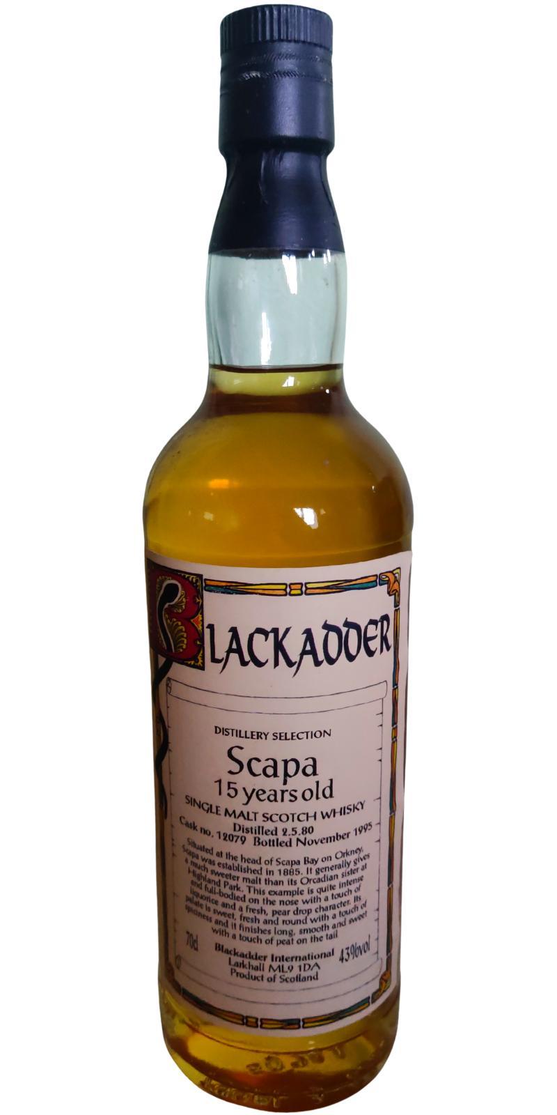 Scapa 1980 BA  Distillery Selection