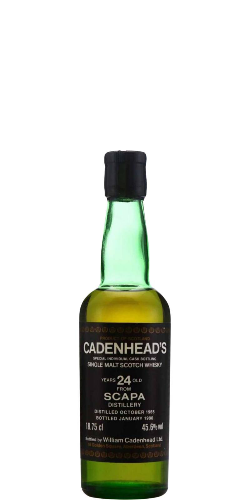 Scapa 1965 CA  Special Individual Cask Bottling