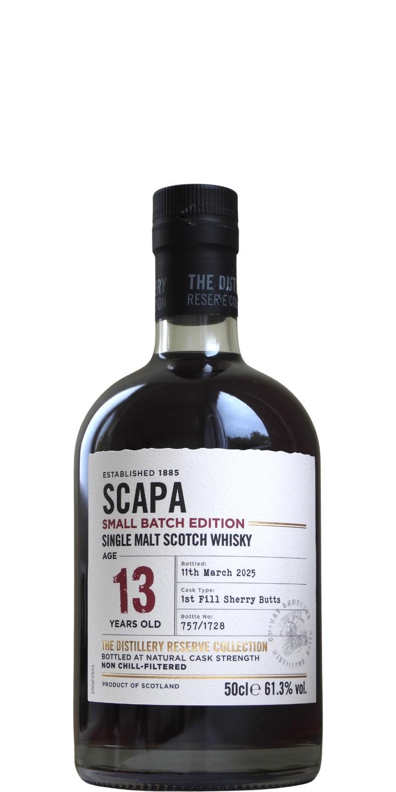 Scapa 13-year-old  The Distillery Reserve Collection - Small Batch Edition