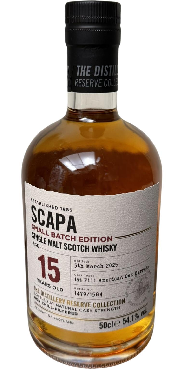 Scapa 15-year-old  The Distillery Reserve Collection - Small Batch Edition