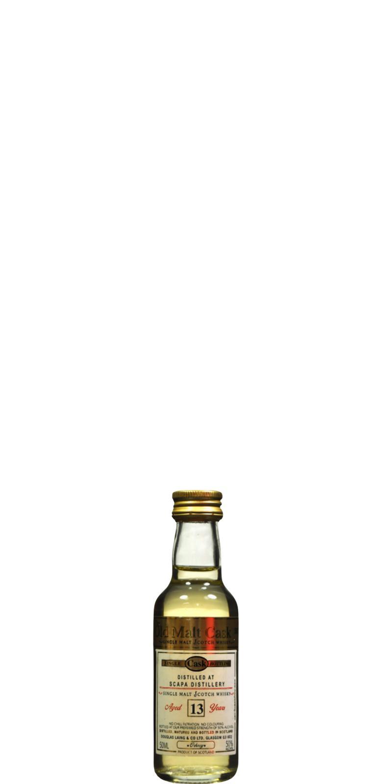 Scapa 13-year-old DL  The Old Malt Cask - Miniature